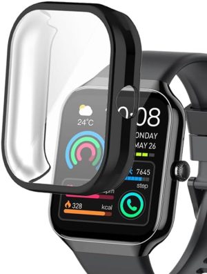 Watch Cases Compatible with Motast Jugeman P99 1.96” Smart Watch, TPU Case with Screen Protector, Protecting Watch Body & Screen